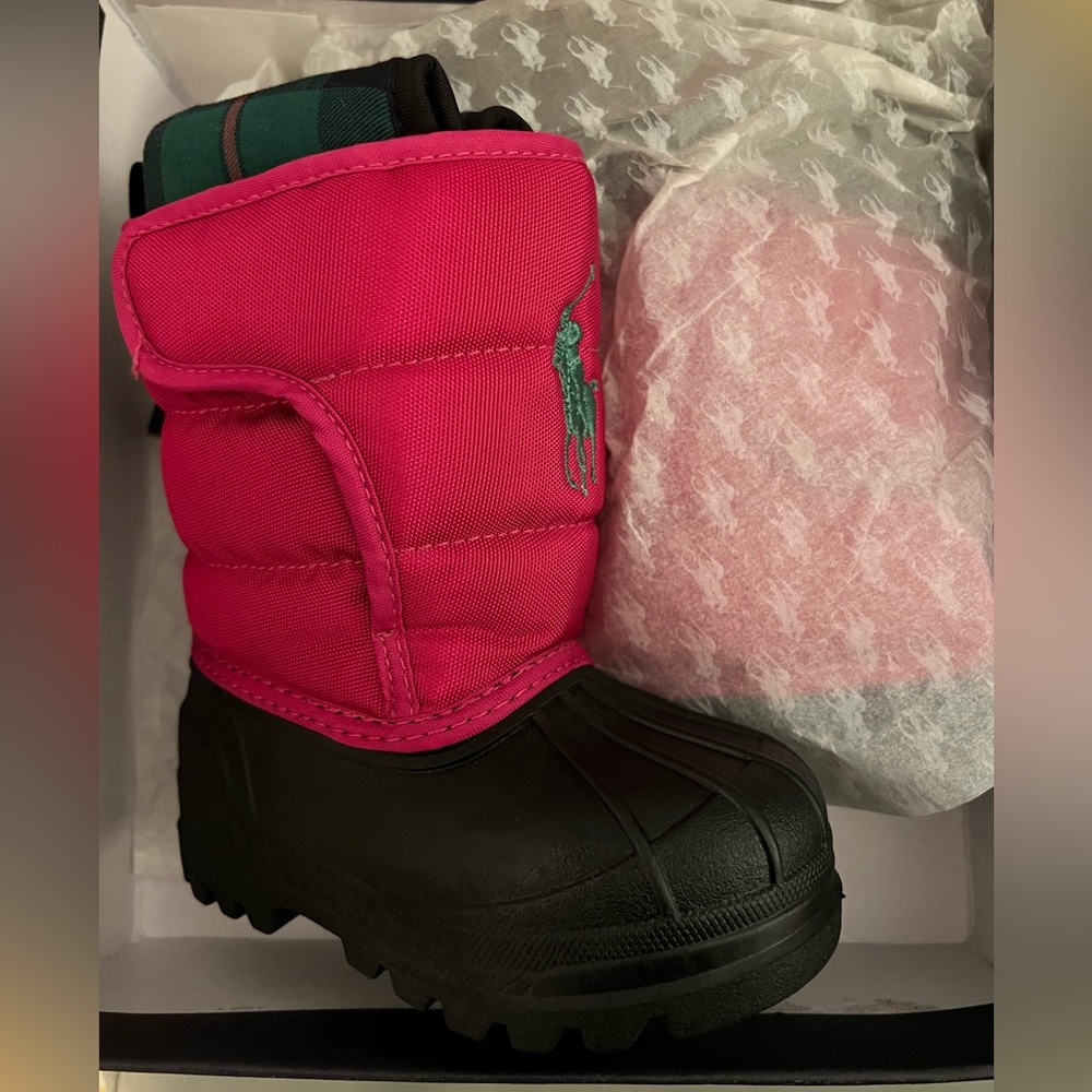 New in box Polo Ralph Lauren toddler boots